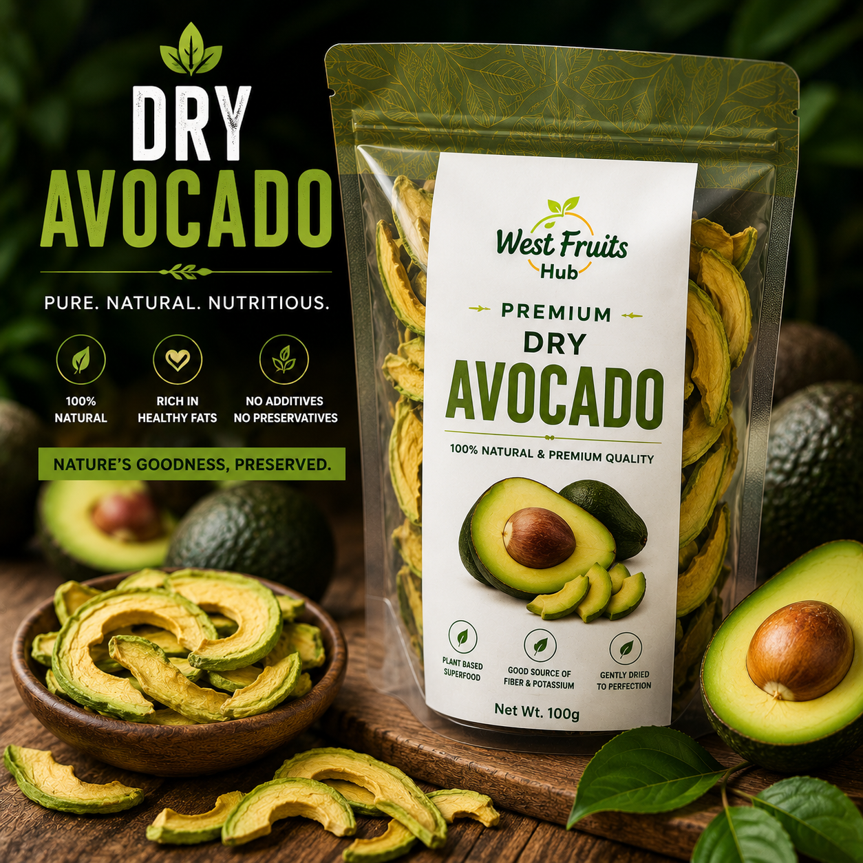 Dried Avocado