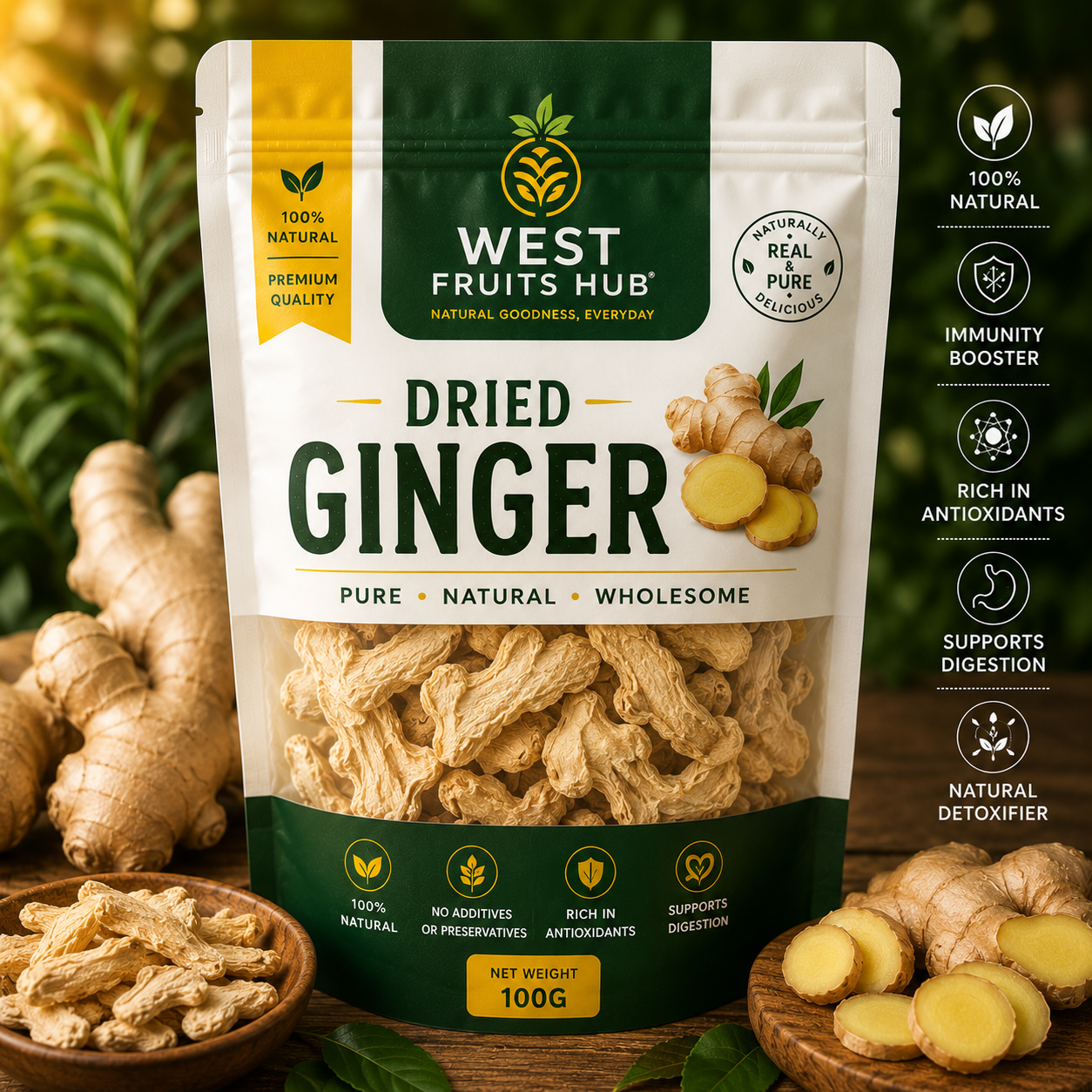 Dried Ginger West Fruits Hub